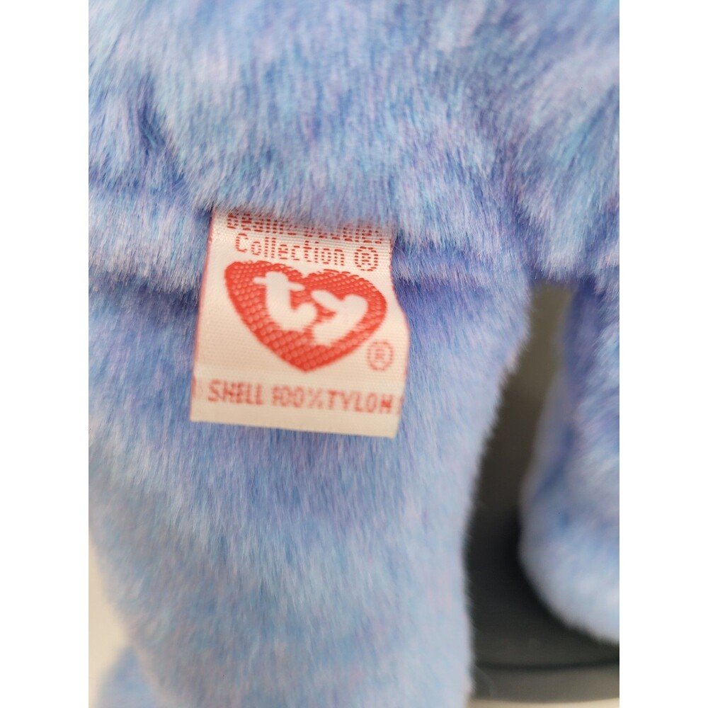 TY Beanie Babies Buddy Clubby II Teddy Bear 1999 Periwinkle Blue 14” - Picture 12 of 16